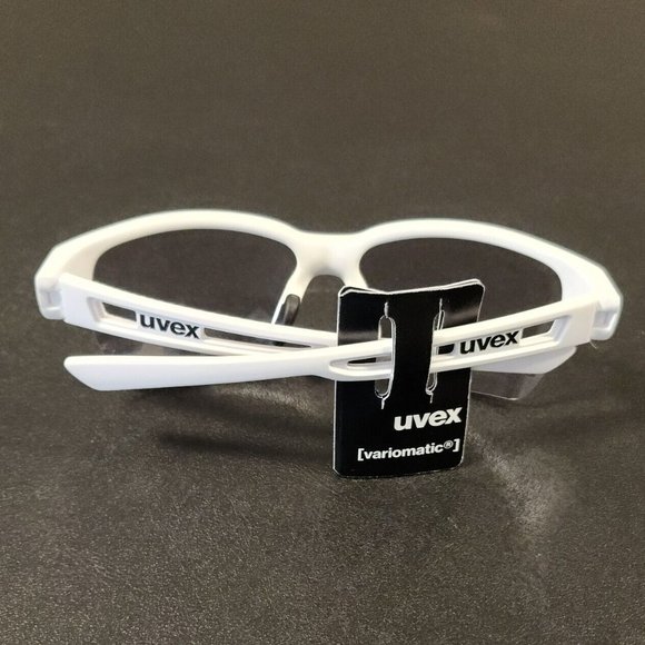 COPY - UVEX Sportstyle 805 V Sunglasses Mens Polarized Smoke Lens White Frame - Picture 8 of 10